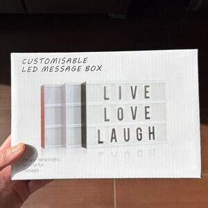 Customizable LED Message Box